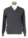 Loja Das Meias V-neck Sweater In Gray
