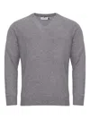Loja Das Meias V-neck Wool Sweater In Gray