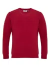 Loja Das Meias V-neck Wool Sweater In Red