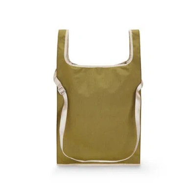 Lojel Niru 3 Way Tote 15l Convertible Backpack With Shoulder & Crossbody Strap In Green