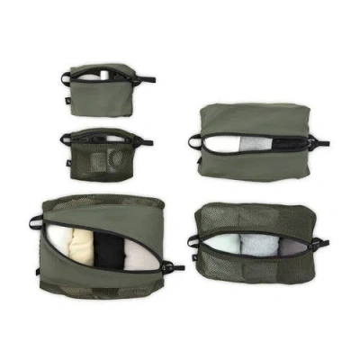 Lojel Ordo Everyday 5-piece Travel Packing Cube Organizer Set In Green