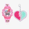 Lol Girls Multicolor 2-pc. Watch Boxed Set 40241jc In Transparent
