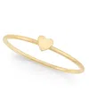 Lola Ade 14k Gold-plated Heart Accent Stack Ring In Gold