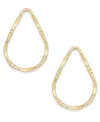 Lola Ade 14k Gold-plated Small Open Teardrop Dorp Earrings In Gold