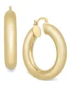 Lola Ade 18k Gold-plated Medium Thick Hoop Earrings, 1.77" In Gold