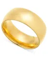 Lola Ade 18k Gold-plated Stainless Steel Cigar Band Yuri Ring In Gold