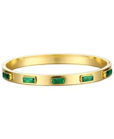 Lola Ade Aurora Gold-tone Baguette Bangle Bracelet In Multi