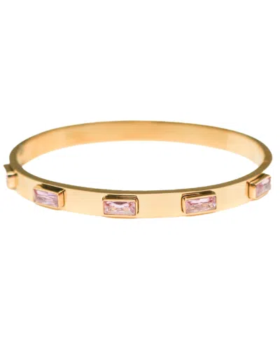 Lola Ade Aurora Gold-tone Baguette Bangle Bracelet In Multi