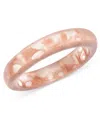 Lola Ade Grande Latte Colored Resin Bangle Bracelet In Camel