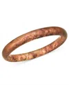 Lola Ade Resin Slip-on Bangle Bracelet In Dark Brown