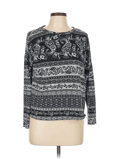 Pre-owned Lola And Grace Long Sleeve T-shirt In Gray