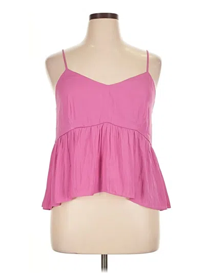 Pre-owned Lola And Grace Sleeveless Blouse In Pink