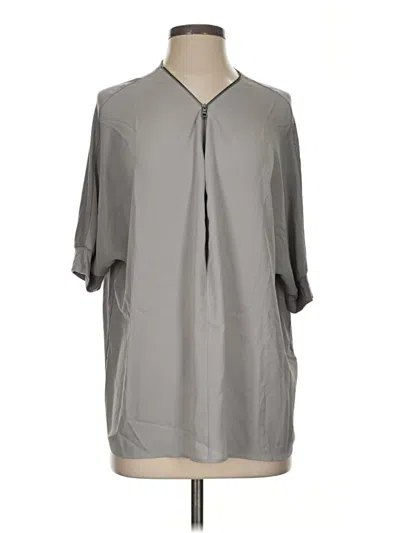 Pre-owned Lola And Sophie 3/4 Sleeve Blouse In Gray