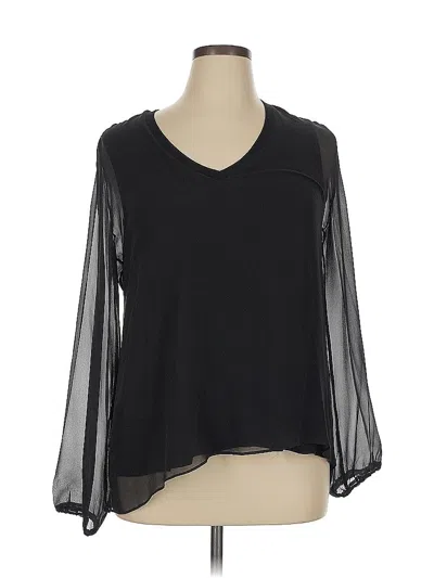 Pre-owned Lola And Sophie 3/4 Sleeve T-shirt In Black