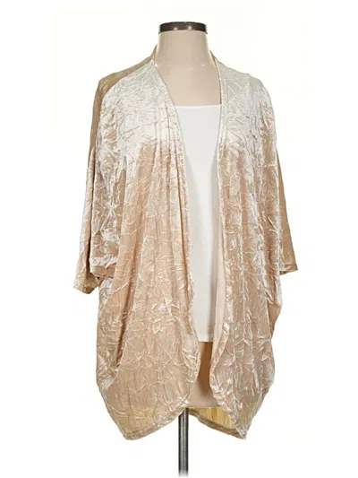Pre-owned Lola And Sophie Cardigan Sweater In Gold