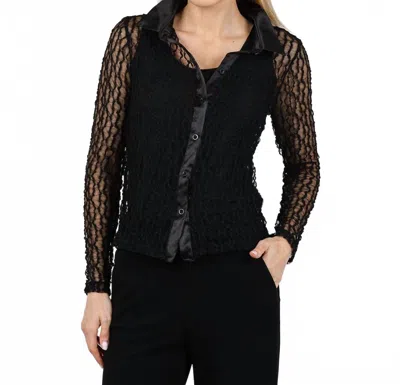 Lola And Sophie Kate Novelty Top In Black