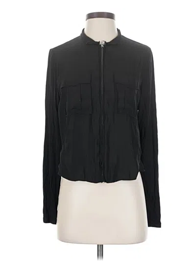 Pre-owned Lola And Sophie Long Sleeve Blouse In Black