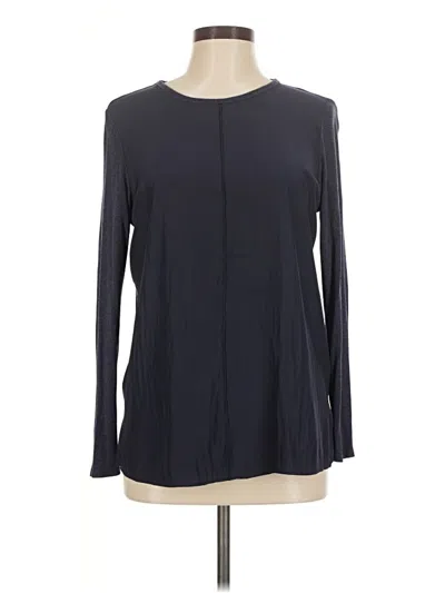 Pre-owned Lola And Sophie Long Sleeve Blouse In Black