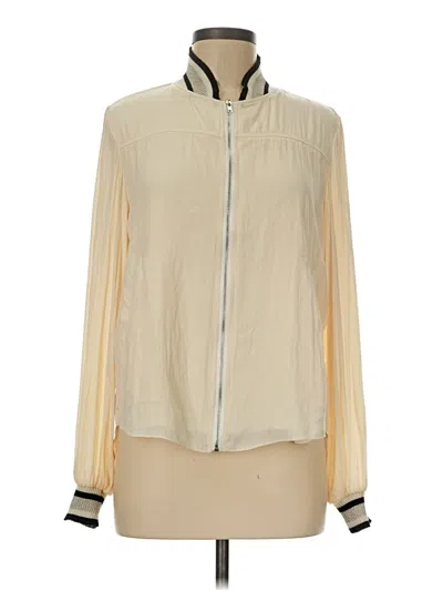 Pre-owned Lola And Sophie Long Sleeve Blouse In White