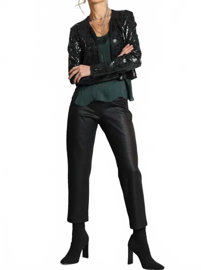 Lola And Sophie Sequins Shrug In Green