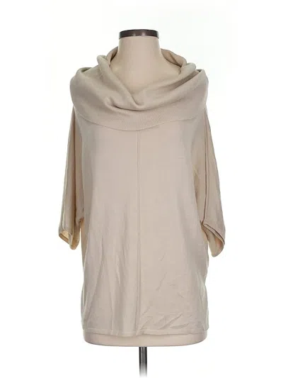 Pre-owned Lola And Sophie Silk Pullover Sweater In Brown