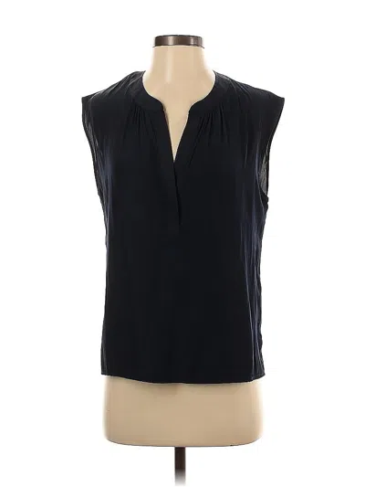 Pre-owned Lola And Sophie Sleeveless Blouse In Black