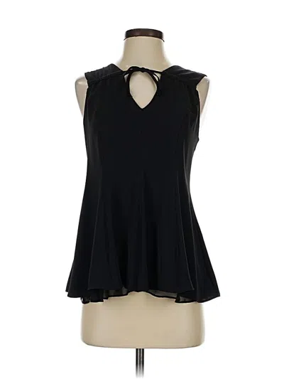 Pre-owned Lola And Sophie Sleeveless Blouse In Black