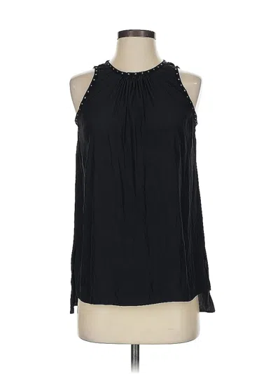 Pre-owned Lola And Sophie Sleeveless Blouse In Black