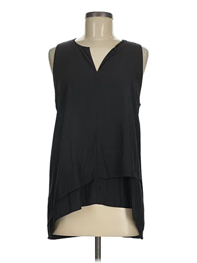 Pre-owned Lola And Sophie Sleeveless Blouse In Black