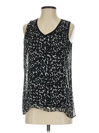 Pre-owned Lola And Sophie Sleeveless Blouse In Black