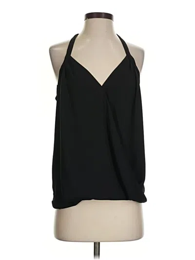 Pre-owned Lola And Sophie Sleeveless Blouse In Black