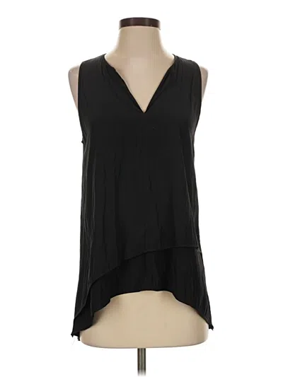 Pre-owned Lola And Sophie Sleeveless Blouse In Black