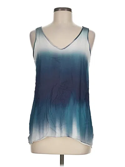 Pre-owned Lola And Sophie Sleeveless Blouse In Blue