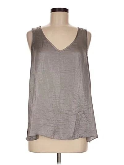 Pre-owned Lola And Sophie Sleeveless Blouse In Gray