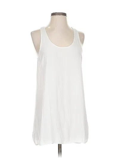 Pre-owned Lola And Sophie Sleeveless Blouse In White