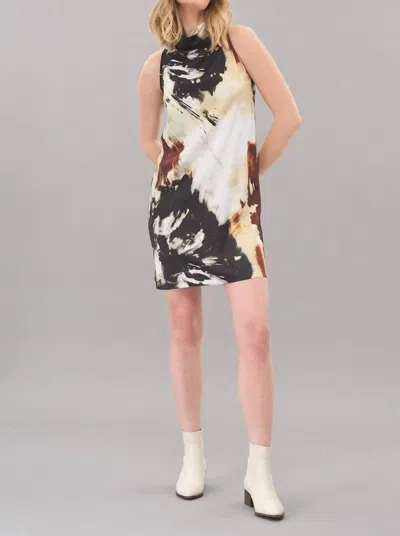 Lola And Sophie Stormy Dress In Brown