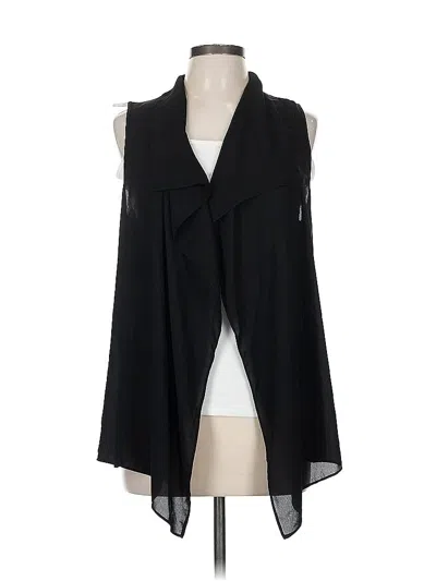 Pre-owned Lola And Sophie Tuxedo Vest In Black