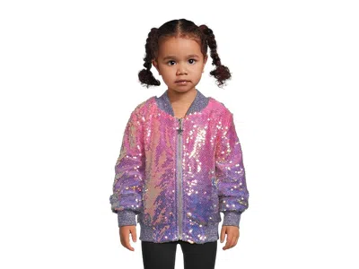 Lola And The Boys Lavender Haze Sequin Bomber (toddler/little Kid/big Kid) Girl's Clothing Purple : 8 Years (big Kid),