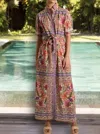 Lola Australia July Maxi Dress In Pink