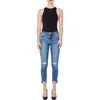 Lola Blair Womens Distressed Denim Skinny Jeans In Multi
