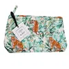 Lola + Blake Green Washbag - Jungle
