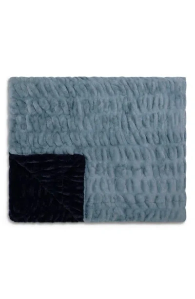 Lola Blankets Lola Original Tie Dye Throw Blanket In Blue