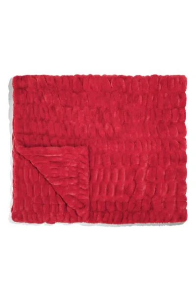 Lola Blankets Lola Original Tie Dye Throw Blanket In Red
