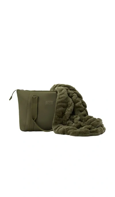 Lola Blankets Lola X Dagne Dover Dark Moss Bundle In Green