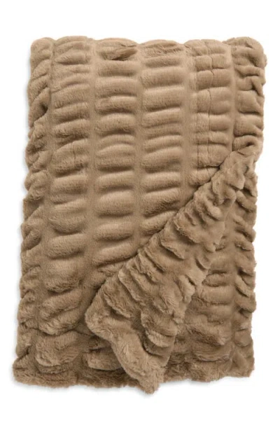 Lola Blankets Original Throw Blanket In Brown