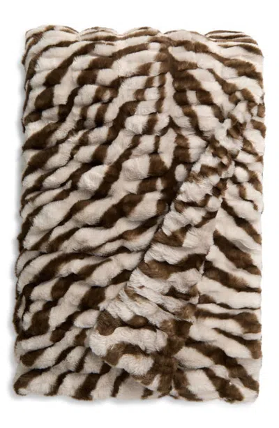 Lola Blankets Original Throw Blanket In Brown