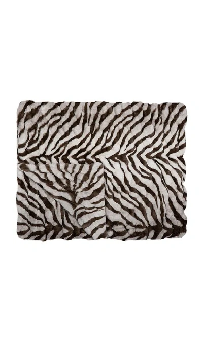 Lola Blankets Pet Blanket 펫 블랭킷 In Zebra