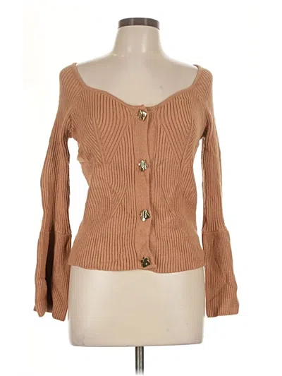 Pre-owned Lola Cardigan Sweater In Tan