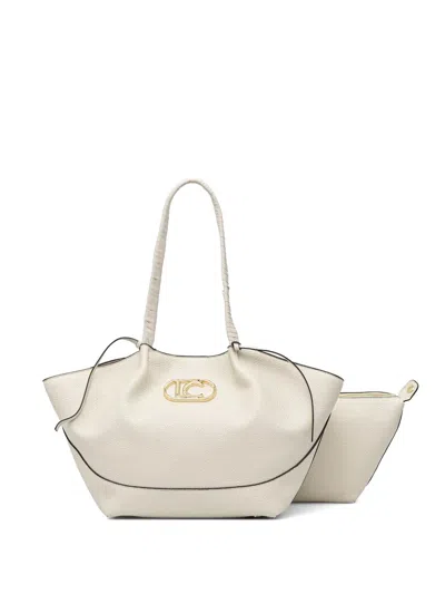 Lola Casademunt Braided-detail Tote Bag In White