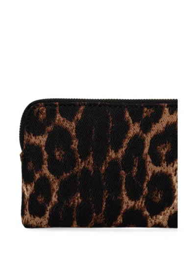 Lola Casademunt Leopard-print Striped-pattern Purses In Animal Print